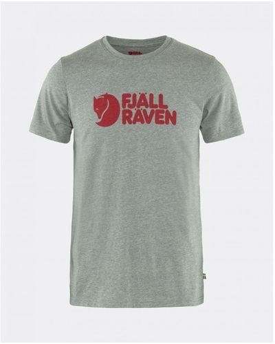 Fjallraven Logo T-Shirt - Grey