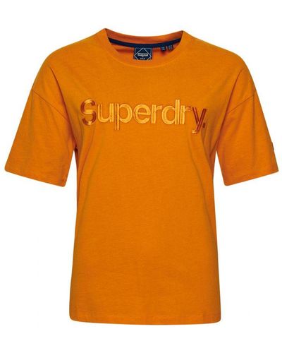Superdry Core Logo Source T-shirt - Oranje