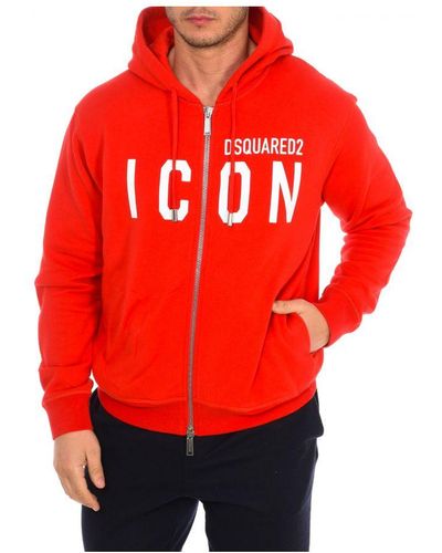 DSquared² Zip-Up Hoodie S79Hg0002-S25042 - Red
