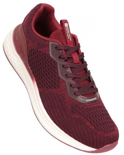 Mountain Warehouse Ladies Evolution Recycled Active Trainers () - Red