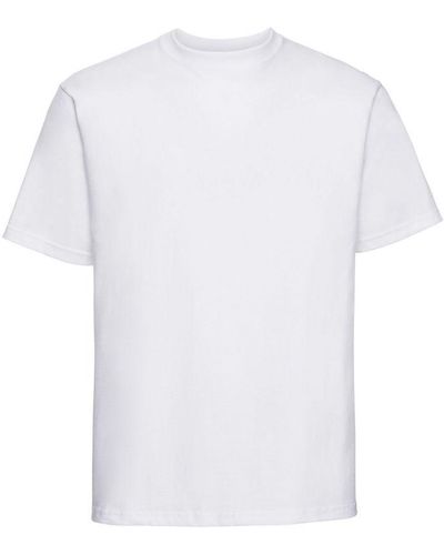 Russell Classic Plain Heavyweight T-Shirt () - White