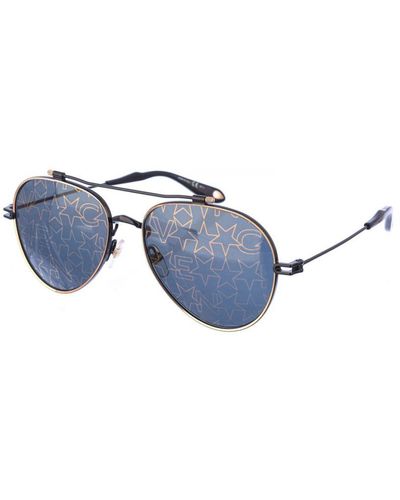 Givenchy Aviator Style Metal Sunglasses Gv7057S - Blue