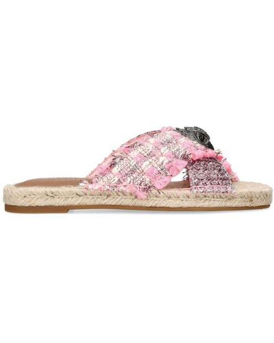 Kurt Geiger Kensington X Espadrilles Fabric - Pink