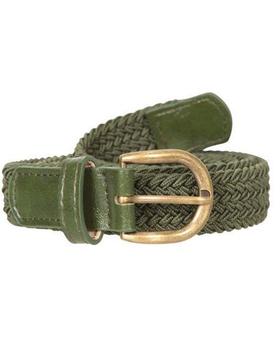 Mountain Warehouse Ladies Woven Belt () - Green