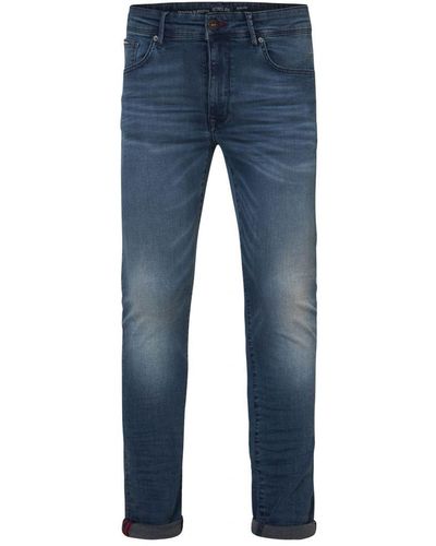 Petrol Industries Seaham Slim Fit Jeans - Blauw