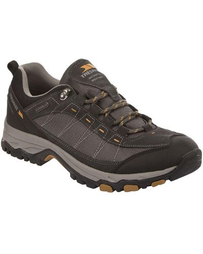 Trespass Scarp Waterproof Lace Up Trainers - Brown