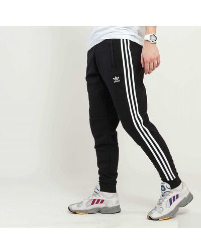 adidas 3 Stripe Joggers Zwart - Wit
