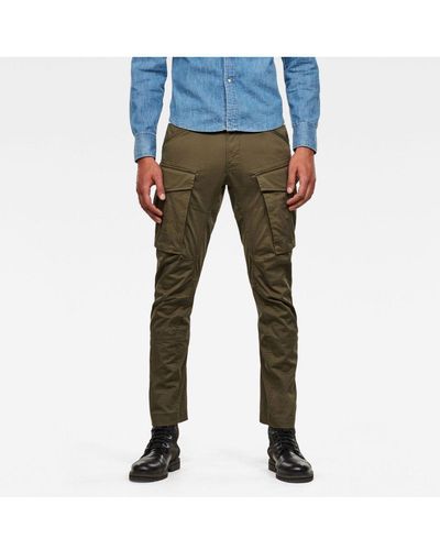G-Star RAW Roxic Straight Tapered Cargo Pant in Black for Men | Lyst UK