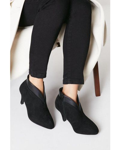 Wallis Ashleigh Soft Pointed Shoe Boots - Black