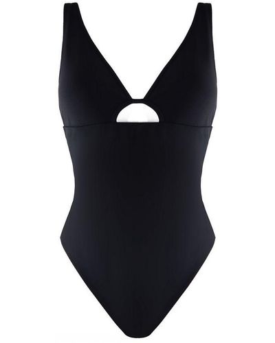 GYMSHARK Eco-Friendly Swimsuit Textile - Black