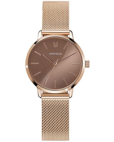Orphelia Violetta Rose Watch Or12919 Stainless Steel - Brown