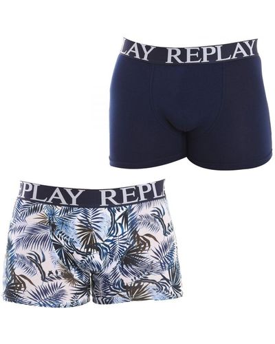 Replay Pack-2 Boxers I101238 - Blue