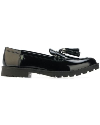 Kickers S Lachly Loafer Tassle Shoes - Black