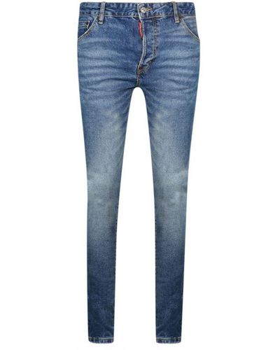 DSquared² Blauw Katoenen Jeans & Pant