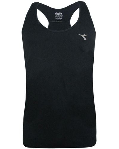 Diadora Logo Vest Textile - Black