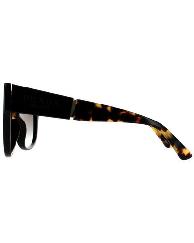 Prada Cat Eye Havana Gradient Sunglasses - Black