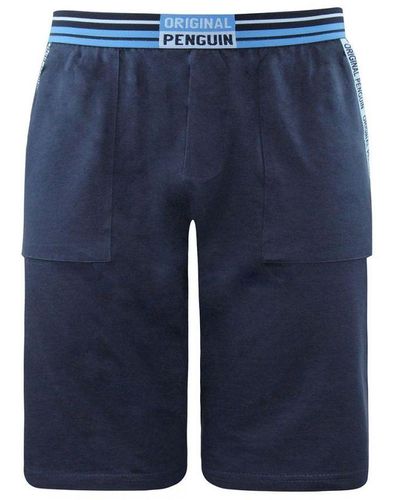 Original Penguin Lounge Shorts Cotton - Blue