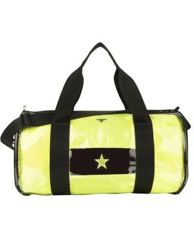 Apatchy London Girls Kit Bag With Neon Yellow Satin Liner