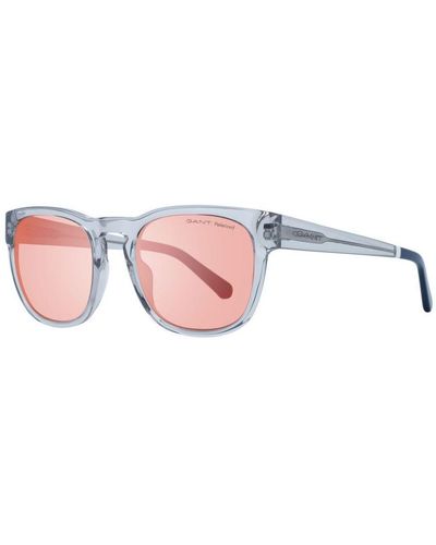 GANT Square Sunglasses With Polarized Mirrored Lenses - Pink