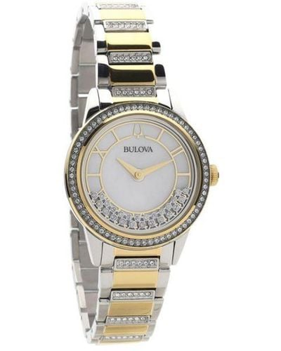 Bulova Turnstyle Watch 98L245 Stainless Steel (Archived) - Metallic