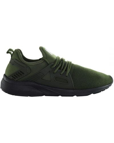 Henleys Salendine Khaki Running Shoes - Green