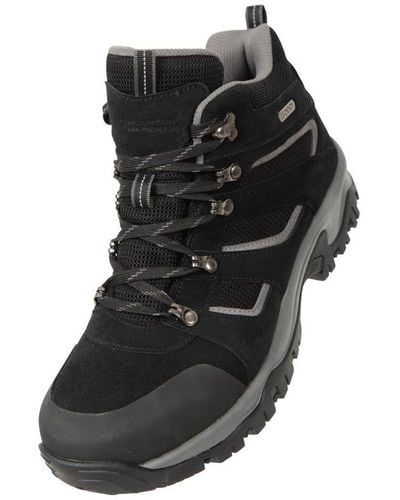Mountain Warehouse Voyage Suede Waterproof Boots () - Black