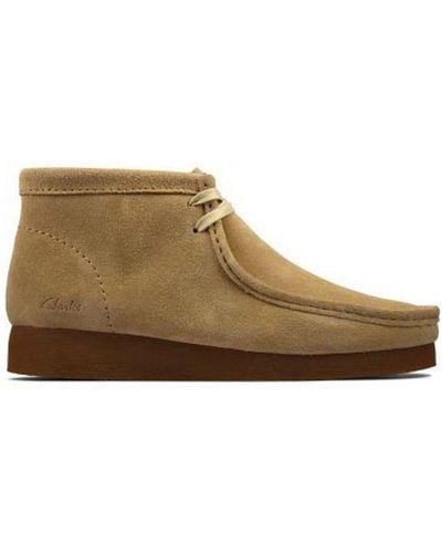 Clarks Wallabee Maple Boots - Brown