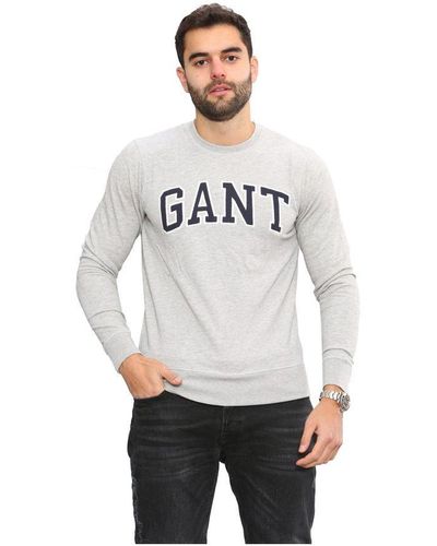 GANT Trui Sweatshirt | -overzicht - Grijs