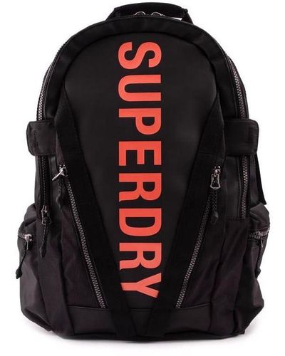 Superdry Code Tarp Rugzak - Zwart