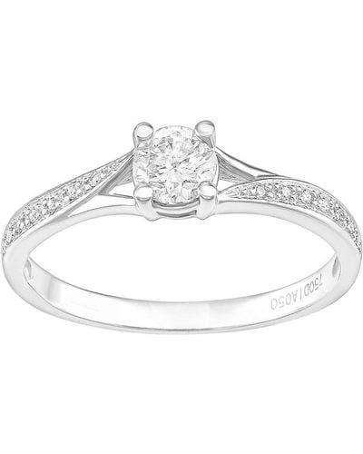 DIAMANT L'ÉTERNEL 18kt Witgouden Ring Met 0,5 Ct Diamant