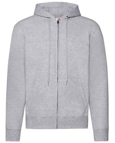 Fruit Of The Loom Adult Classic Hoodie ( Heather) - Grey