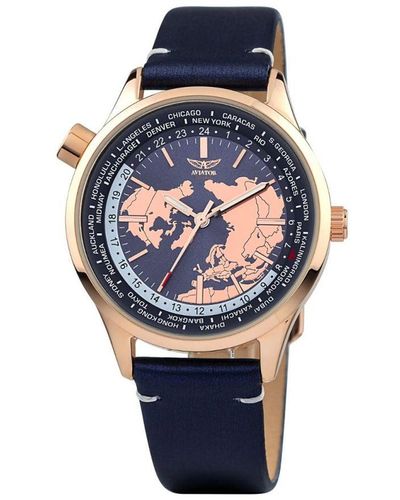 Aviator Horloge F-series Avw8660l05 Blauw