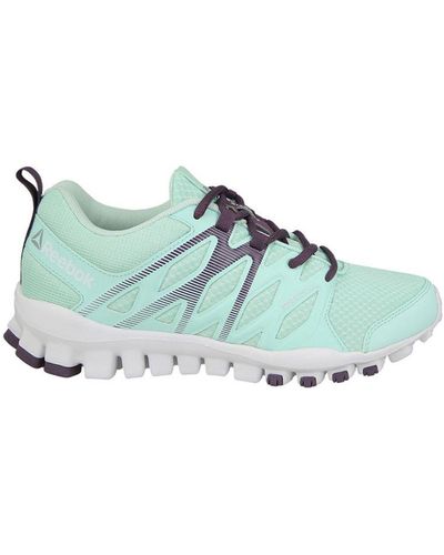 Reebok Realflex Train 4.0 Lace-Up Synthetic Trainers Bd5059 - Green