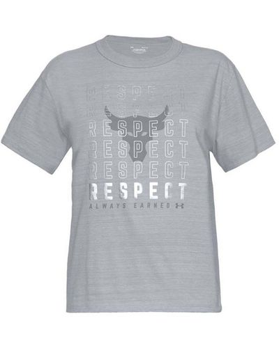 Under Armour X Project Rock T-Shirt - Grey