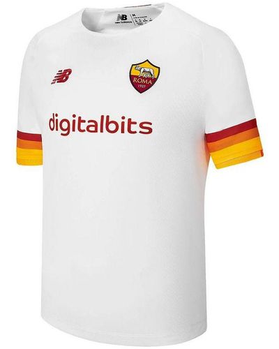 New Balance As Roma Jersey Top - White