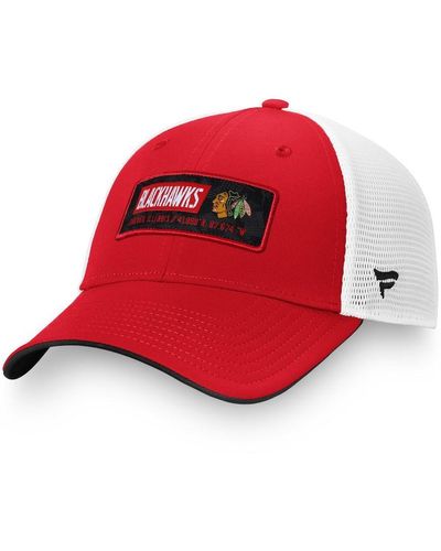 Fanatics Branded Nhl Chicago Blackhawks Cap - Red