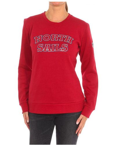 North Sails S Long-sleeved Crew-neck Sweatshirt 9024210 - Red