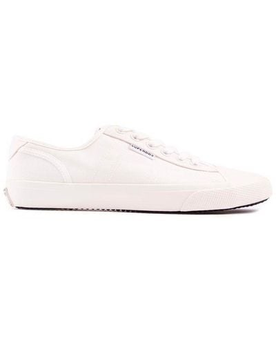 Superdry Classic Low Pro Vegan Trainers - White