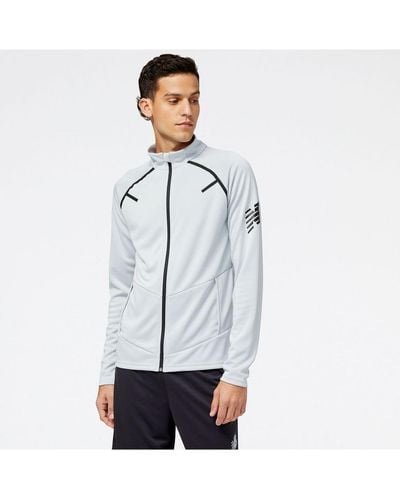 New Balance Tenacity Football Training Track Jacket - White