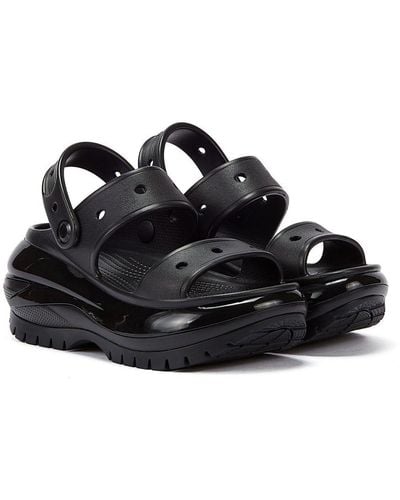 Crocs™ Classic Mega Crush Sandals - Black