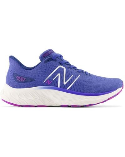New Balance Womenss Fresh Foam X Evoz V3 Running Shoes - Blue
