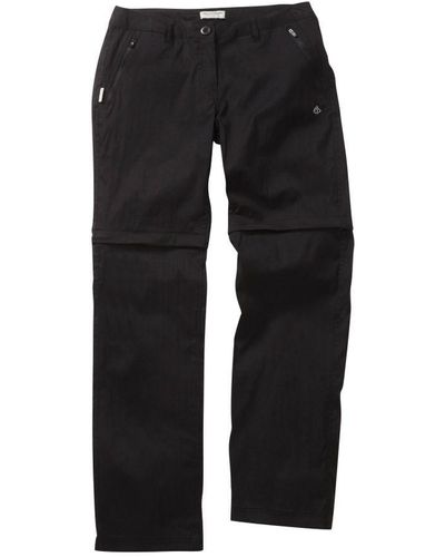 Craghoppers Outdoor /Ladies Kiwi Pro Convertible Trousers () - Black