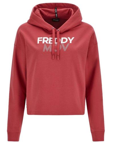Freddy Sweatshirt Sweatshirt Met Capuchon - Rood