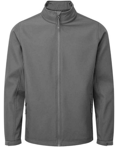 PREMIER Recycled Wind Resistant Soft Shell Jacket (Dark) - Grey