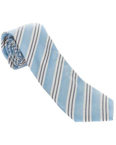 Hackett Tie With Printed Design Hm052518 - Blue