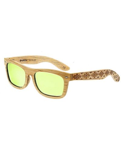Earth Wood Maya Polarized Sunglasses - Yellow