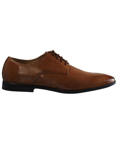 Clarks Bampton Cap Shoes Leather - Brown
