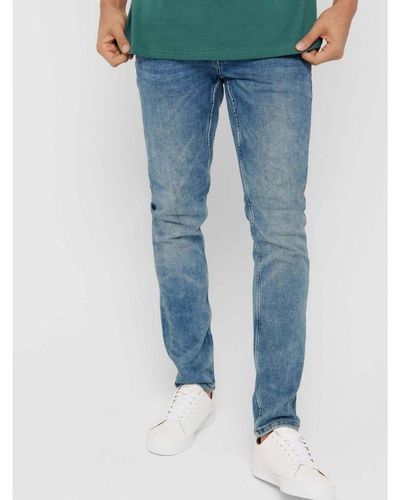 Only & Sons Loom Stretch Jeans - Blauw
