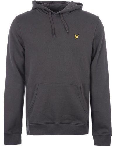 Lyle & Scott And Organic Cotton Pullover Hoodie - Grey