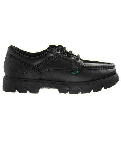 Kickers Lennon Black Shoes Leather